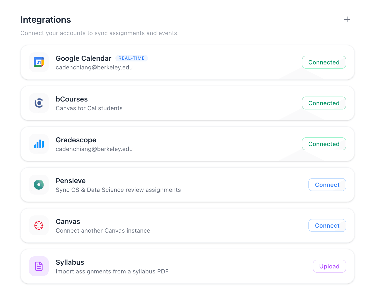 Sync your classes
